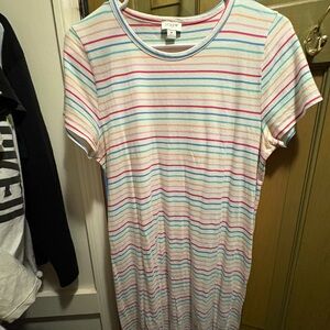 J. Crew Multicolor Striped Tee